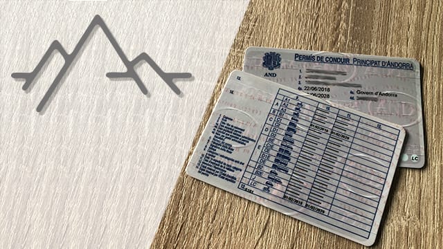 Patente di guida andorrana - Permís de conduir d'Andorra