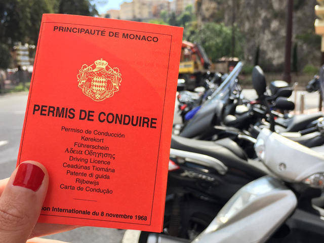 Permis de conduire Monaco - Patente di guida monegasca